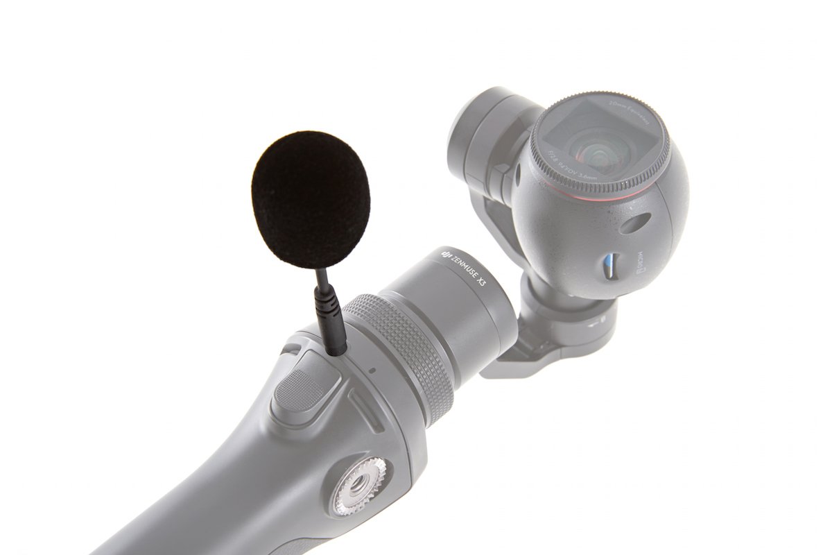 Mikrofon FM-15 FlexiMic pro DJI Osmo detailní záběr