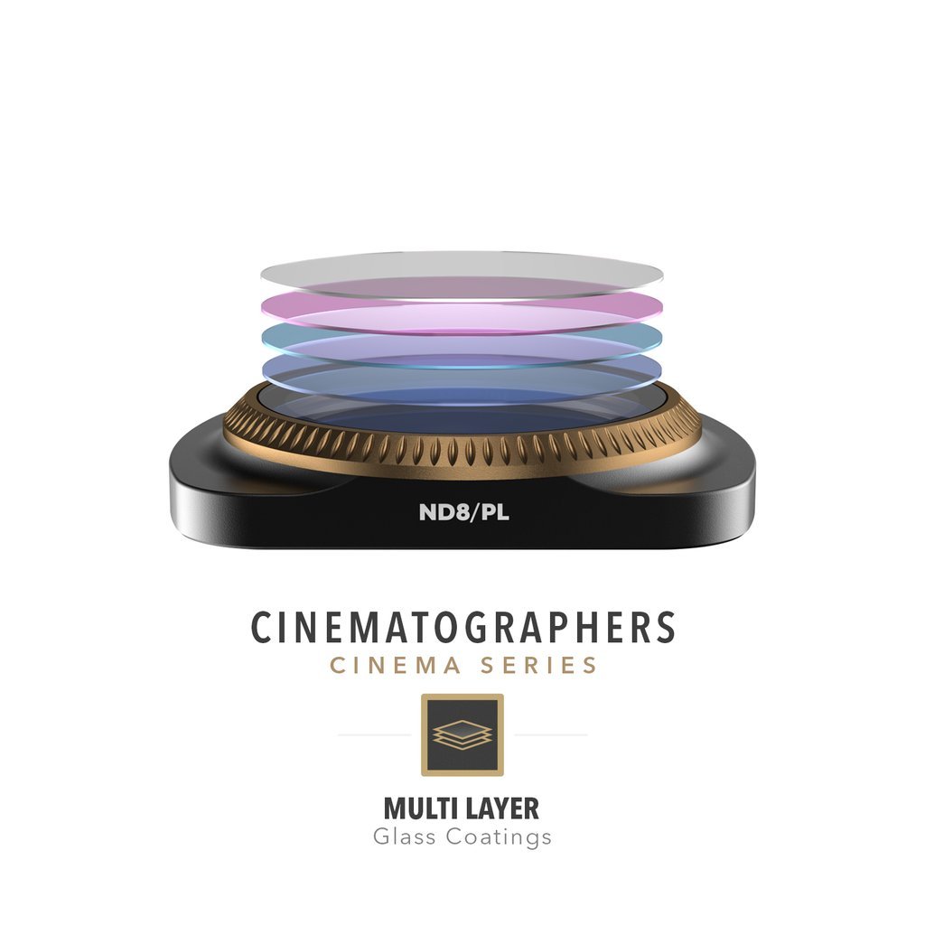 Filtry PolarPro Cinematographers Collection Cinema Series pro DJI Osmo Pocket ze strany