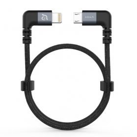 Kabel lightning-micro USB zahnutý - 30cm pro DJI Spark a Mavic series
