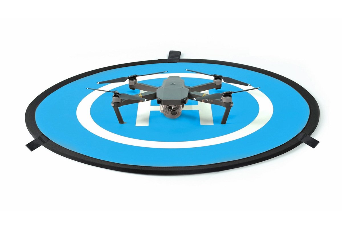 Přistávací plocha pro drony (75cm) modrá