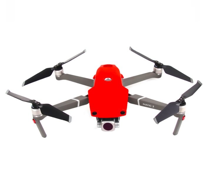 Silikonový kryt pro dron DJI Mavic 2 - červený