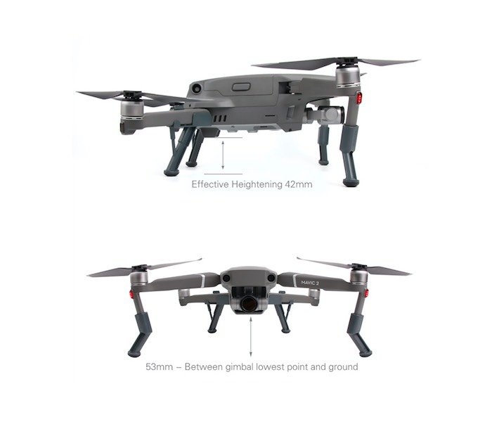 Zvýšené přistávací nohy pro dron DJI Mavic 2 parametry