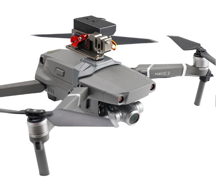 Air Dropping system pro dron DJI Mavic 2 nasazený