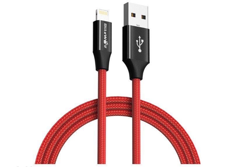 Datový kabel Lightning červený (1,8 m) 