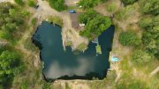 Quarry drone photography