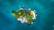 Island from drone
