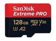 SanDisk MicroSDXC 128GB Extreme PRO A2 UHS-I (V30) U3 + SD adaptér