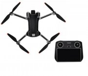 Černý polep na dron DJI Mini 3 Pro + DJI RC