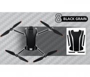 Černý polep na dron DJI Mini 3 obsah balení