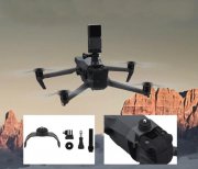 Adaptér pro připojení akční kamery na dron DJI Mavic 3 nasazený