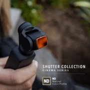 Filtry PolarPro Shutter Collection Cinema Series pro DJI Osmo Pocket na kameře