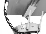 Kroucený kabel lightning-USB-A – 30cm – šedý – L30C s tabletem