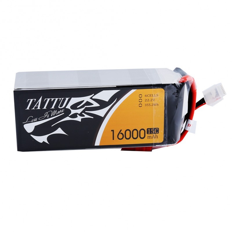LiPo baterie Tattu 16000mAh 22.2V 15C 6S1P
