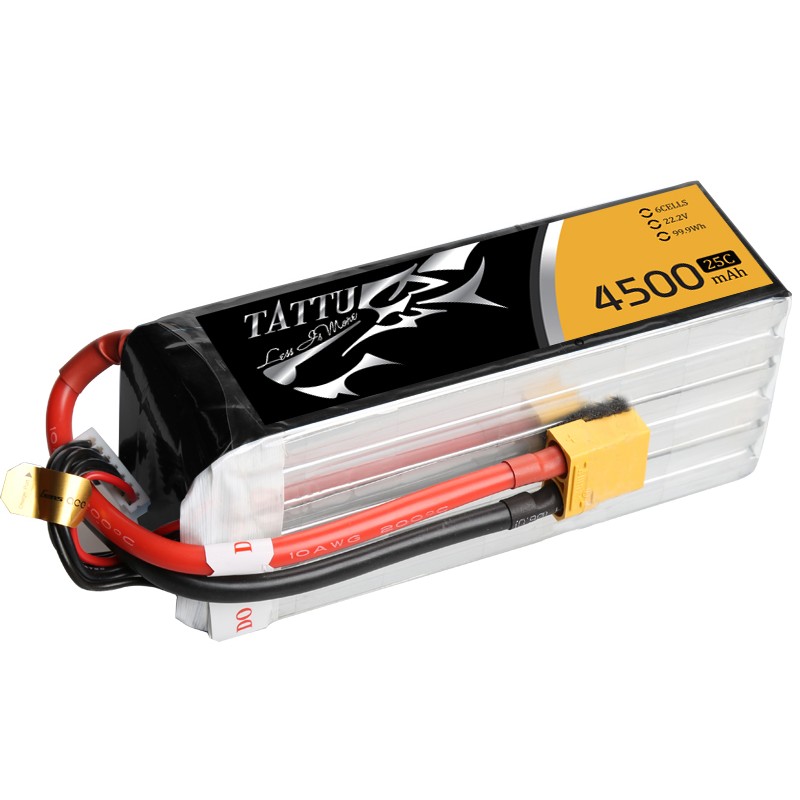 LiPo baterie Tattu 4500mAh 22.2V 25C 6S1P