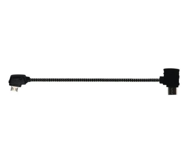 Levně STABLECAM Micro USB převrácený kabel k dálkovému ovladači DJI Mavic Pro / 2 / Air / Mini / SE (20,7 cm) 1DJ5023RT