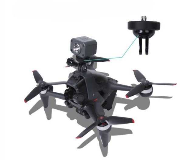 Držák akční kamery na DJI FPV závodní dron 1DJ0204
