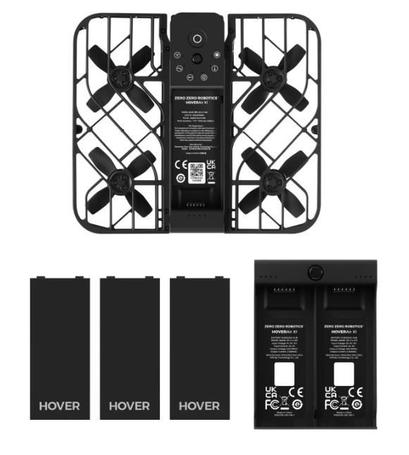 Levně Dron HOVERAir X1 Combo Plus (černý) HAX1COMB