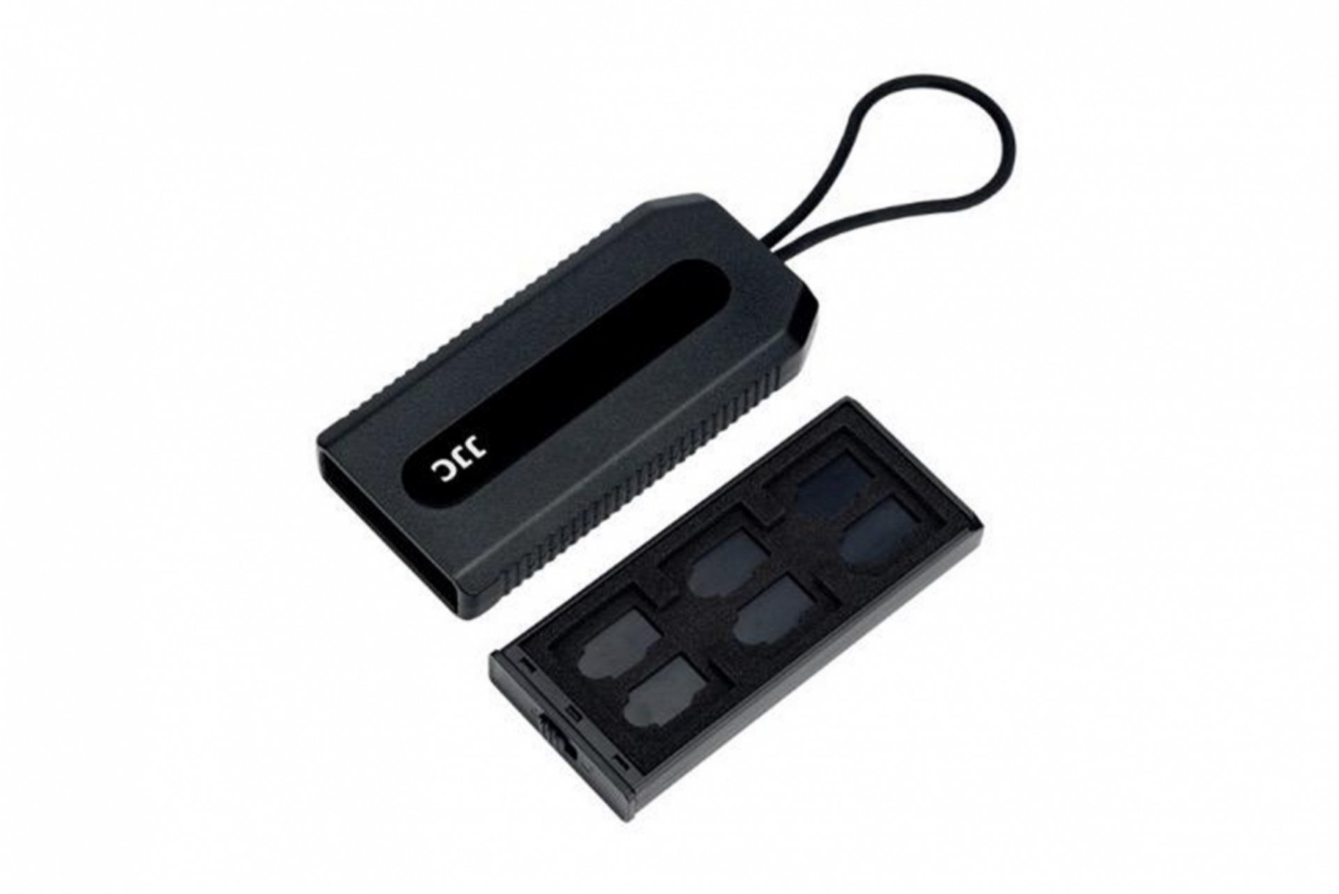 Dvojstranný úložný box na paměťové karty (6 SD + 12 MicroSD) 1SD1164